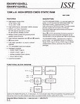 DataSheet IS63WV1024BLL pdf